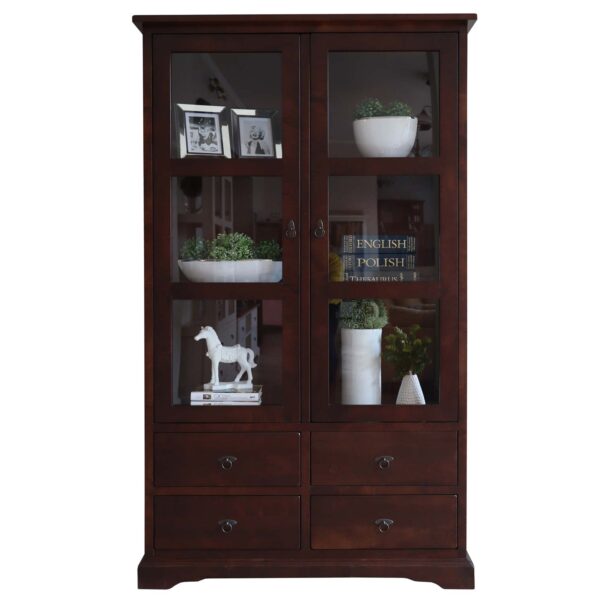 Witryna do Salonu Drewniana LOGAN