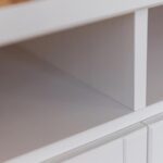 Komoda TV Mała Klasyczna Sosna Biel Natura Classica