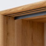 Szafka RTV 200 Zamknięta Szyba Loft Dąb Oak Elegance