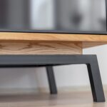 Szafka RTV 200 Zamknięta Szyba Loft Dąb Oak Elegance