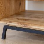 Stolik Kawowy Loft Dąb Naturalny Stal Oak Elegance