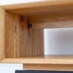 Stolik Kawowy Loft Dąb Naturalny Stal Oak Elegance