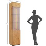 Wąska Witryna Dębowa Olejowana Essentia