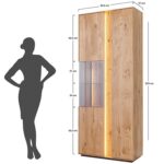 Dębowa Podwójna Witryna Essentia