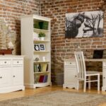 Biurko drewniane podwójne INGRID