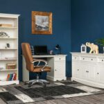 Białe biurko klasyczne INGRID