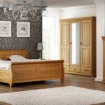 Szafa biała z lustrem trzydrzwiowa ANADI