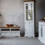 Komoda z przeszklonymi drzwiczkami INGRID