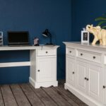 Białe biurko klasyczne INGRID