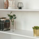 Biały regał biblioteczka sosnowa ANADI