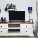 Szafka RTV z Drewna LOGAN