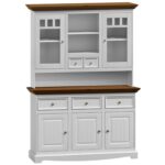 Biała nadstawka do kredensu INGRID