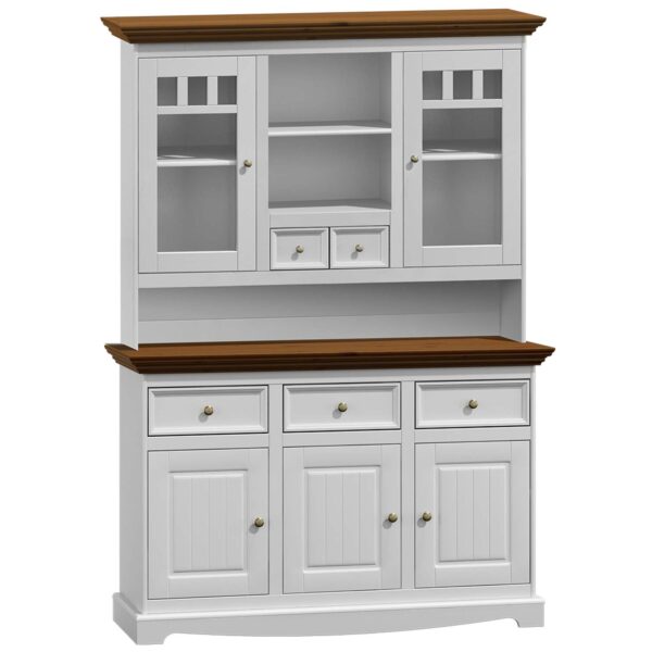 Biała nadstawka do kredensu INGRID