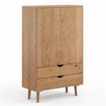 Dębowa Bieliźniarka z Szufladami Lina