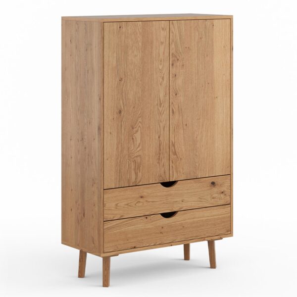 Dębowa Bieliźniarka z Szufladami Lina