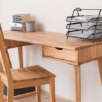 Drewniana toaletka biurko z szufladami Lina 2