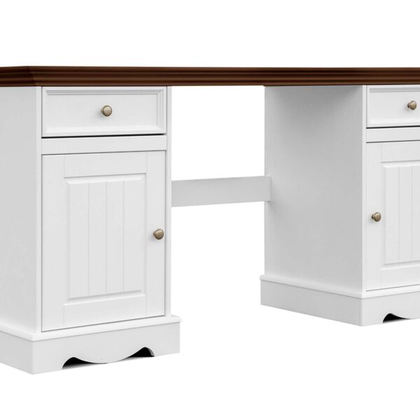 Biurko drewniane podwójne INGRID