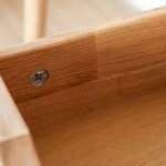 Biurko toaletka z litego drewna Lina