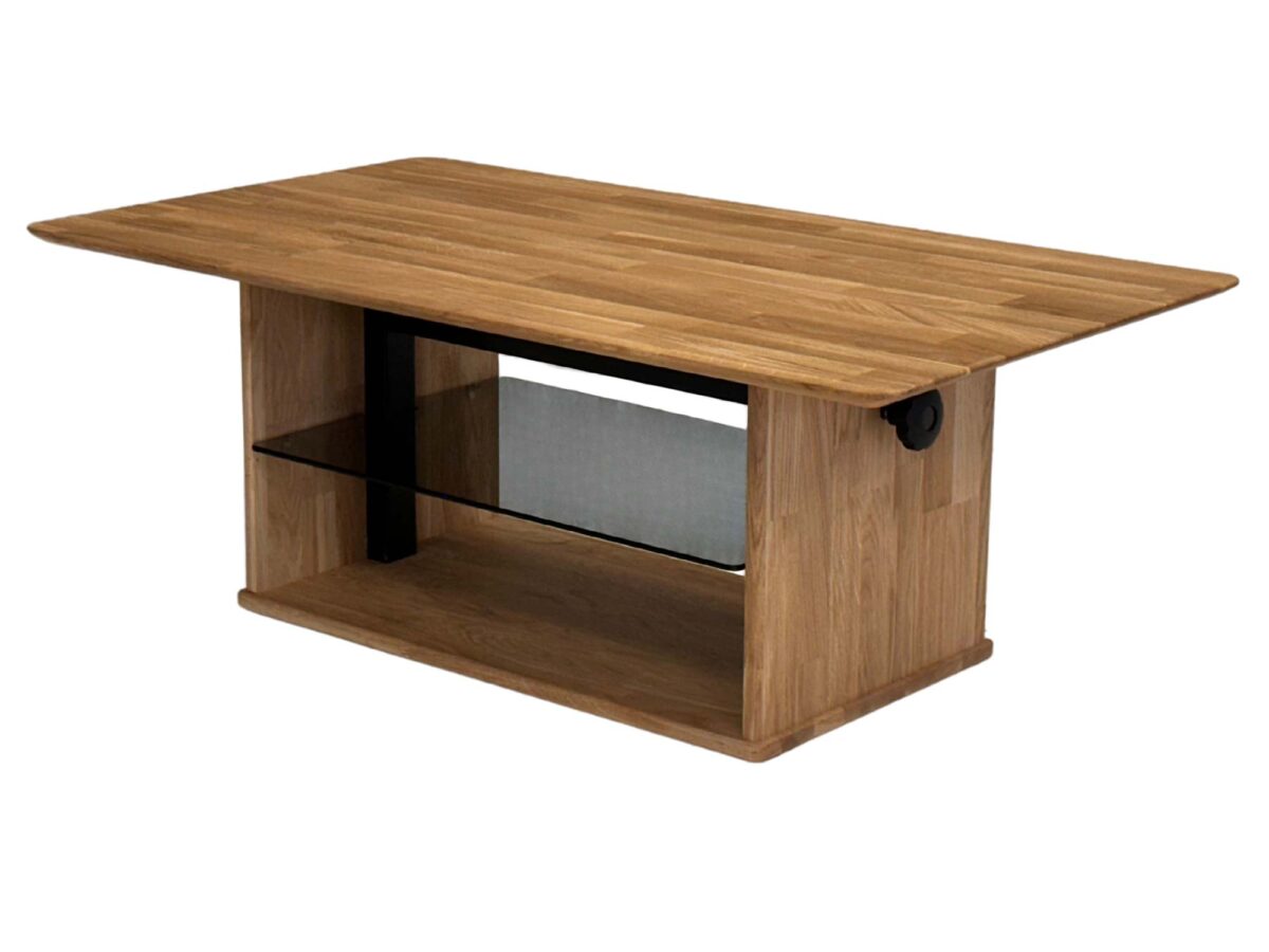 Ława z Regulacją i Szklaną Półką – Taverno