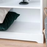 Biały regał biblioteczka sosnowa ANADI