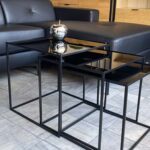 Stolik Kawowy Szklany 3 w 1 – Crystal