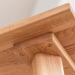 Drewniana toaletka biurko z szufladami Lina 2