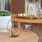 Stolik okrągły z drewna 70 cm Basic