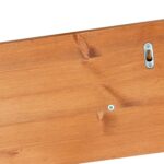 Klasyczna biała półka drewniana ANADI