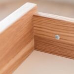 Drewniana toaletka biurko z szufladami Lina 2