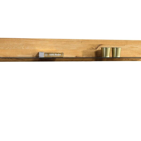 Drewniano szklana półka Maseri