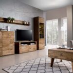 Drewniano szklana półka Maseri