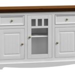 Komoda z przeszklonymi drzwiczkami INGRID