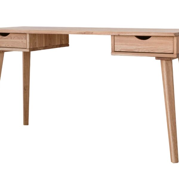 Drewniana toaletka biurko z szufladami Lina 2