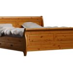 Łóżko białe dwuosobowe w stylu klasycznym ANADI