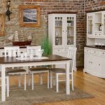 Biała nadstawka do kredensu INGRID