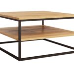 Stolik Industrialny 80x80 Metalowo-Drewniany – Metron
