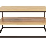 Stolik Industrialny 80x80 Metalowo-Drewniany – Metron