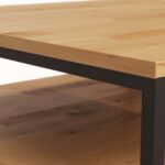 Stolik Industrialny 80x80 Metalowo-Drewniany – Metron