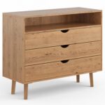 Klasyczna Komoda Dębowa Lina