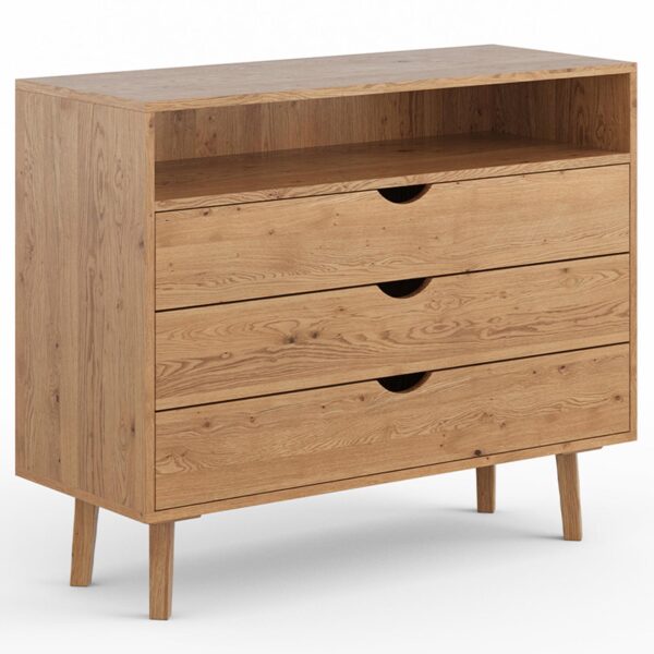 Klasyczna Komoda Dębowa Lina