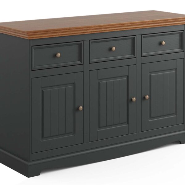 Biała klasyczna komoda drewniana INGRID