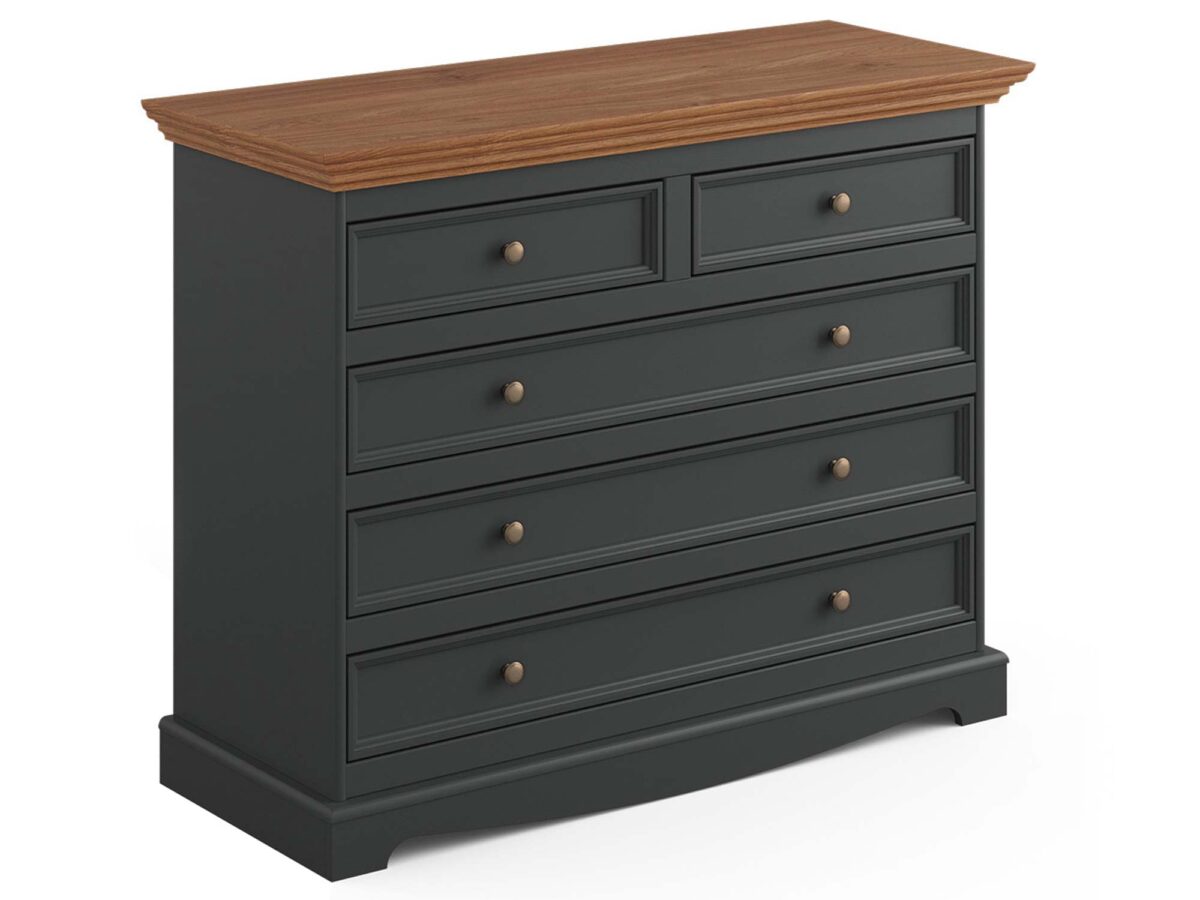 Drewniana komoda z szufladami INGRID