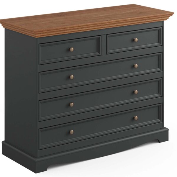 Drewniana komoda z szufladami INGRID