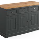 Biała klasyczna komoda drewniana INGRID