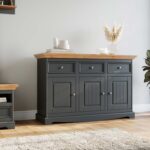 Biała klasyczna komoda drewniana INGRID