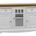 Komoda z przeszklonymi drzwiczkami INGRID