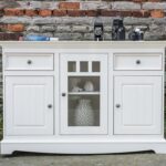 Komoda z przeszklonymi drzwiczkami INGRID