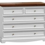 Drewniana komoda z szufladami INGRID