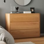 Drewniana komoda z litego drewna Lelina 3L