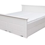 Białe łóżko INGRID